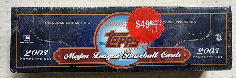 2003 Topps MLB Complete Set Box Series 1 & 2 720 Cards FACTORY SEALED! Free Ship