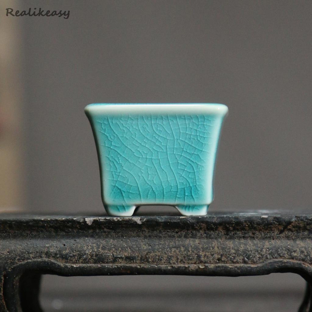Mini Chinese Purple Clay Flower Pot Ceramic Bonsai Pot Succulent Flower Pot