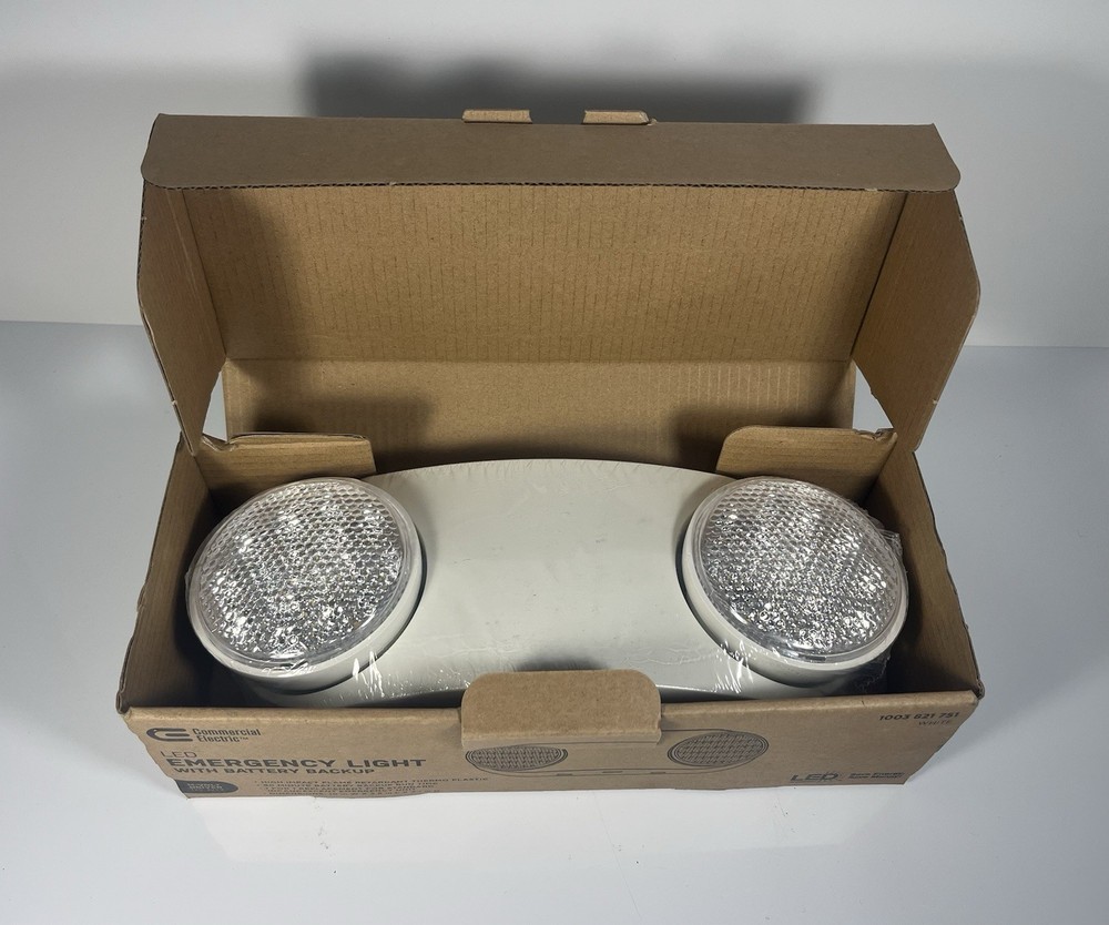 Commercial Electric Oval 11 Watt Equivalent Emergency LED Light NiCad 3.6Volt