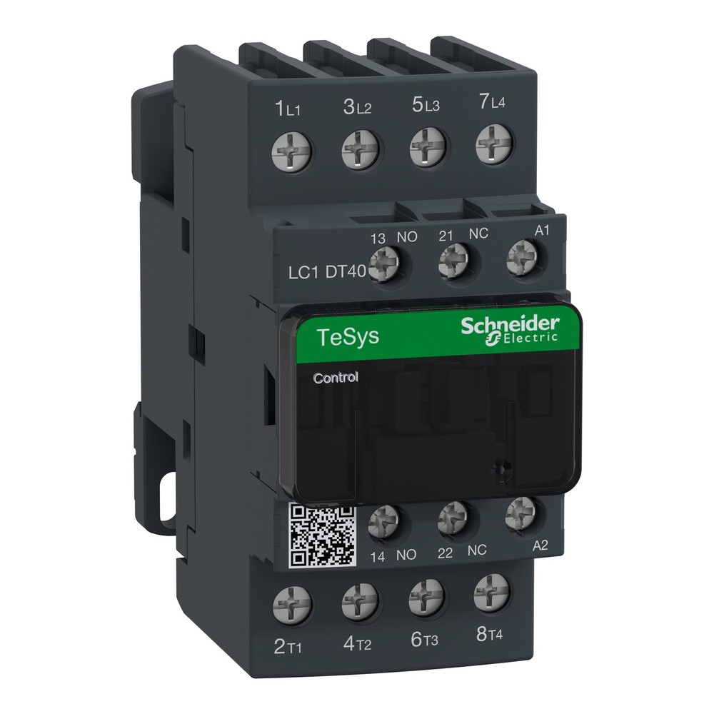 Schneider LC1DT40M7 - TeSys D contactor 4P 40A 220VAC - Made in Indonesia