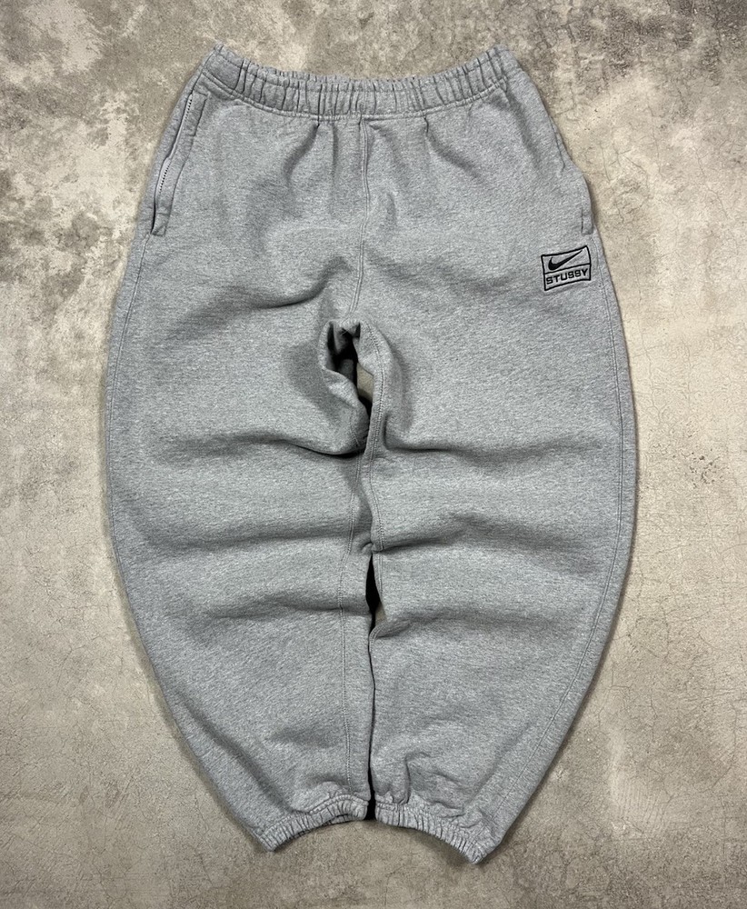 Nike Stussy Grey Sweatpants - L