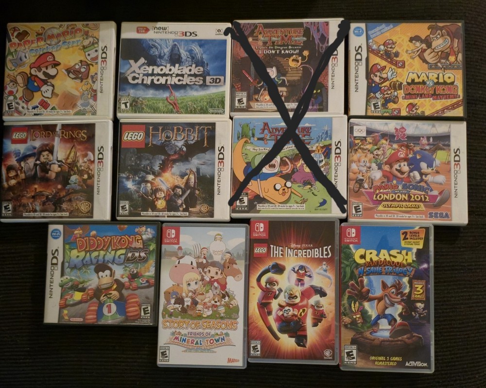 Nintendo DS, 3DS, Switch Game Lot