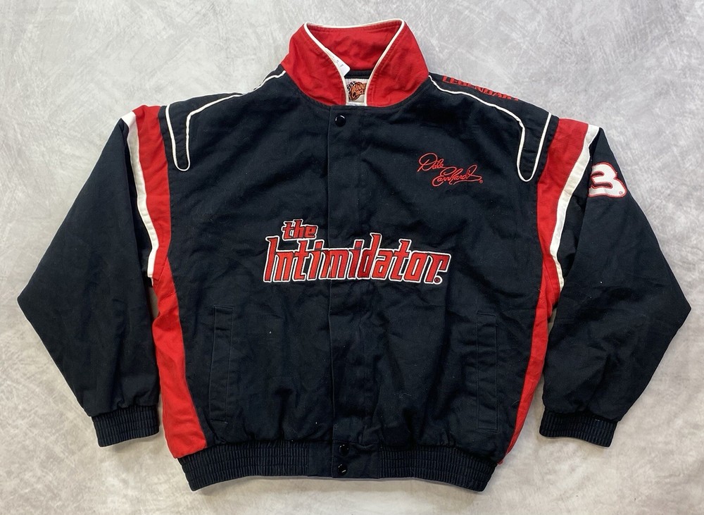 Vintage Dale Earnhardt #3 The Intimidator NASCAR Jacket Size S/M Fits Small