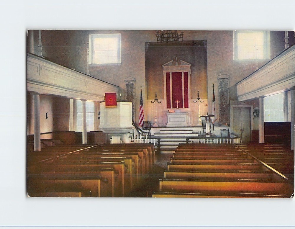 Postcard Old St. Georges Methodist Church Philadelphia Pennsylvania USA