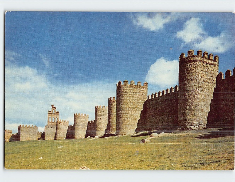 Postcard Walls Ávila Spain