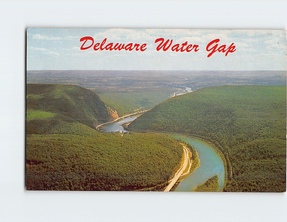 Postcard The Famous Delaware Water Gap Pennsylvania USA