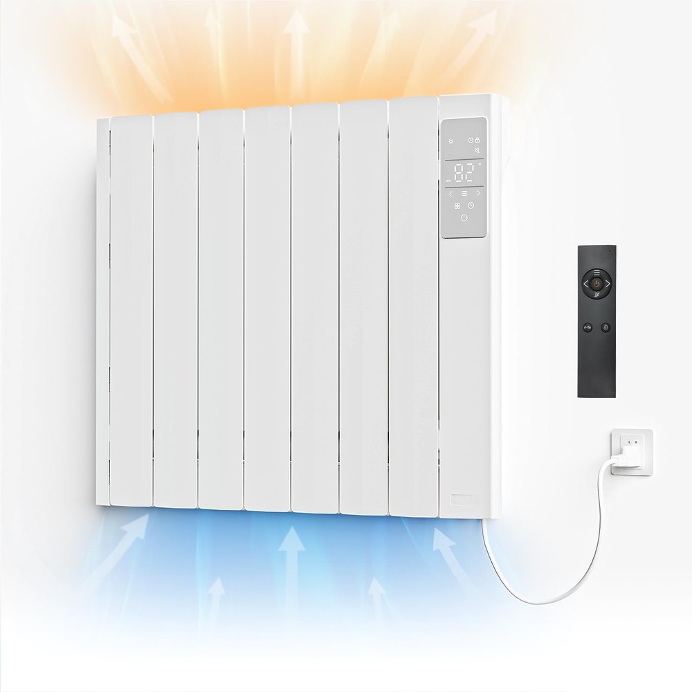 1500w Convection Heater-Wall Panel Heater-Electric Heater for Indoor Use, Qui...