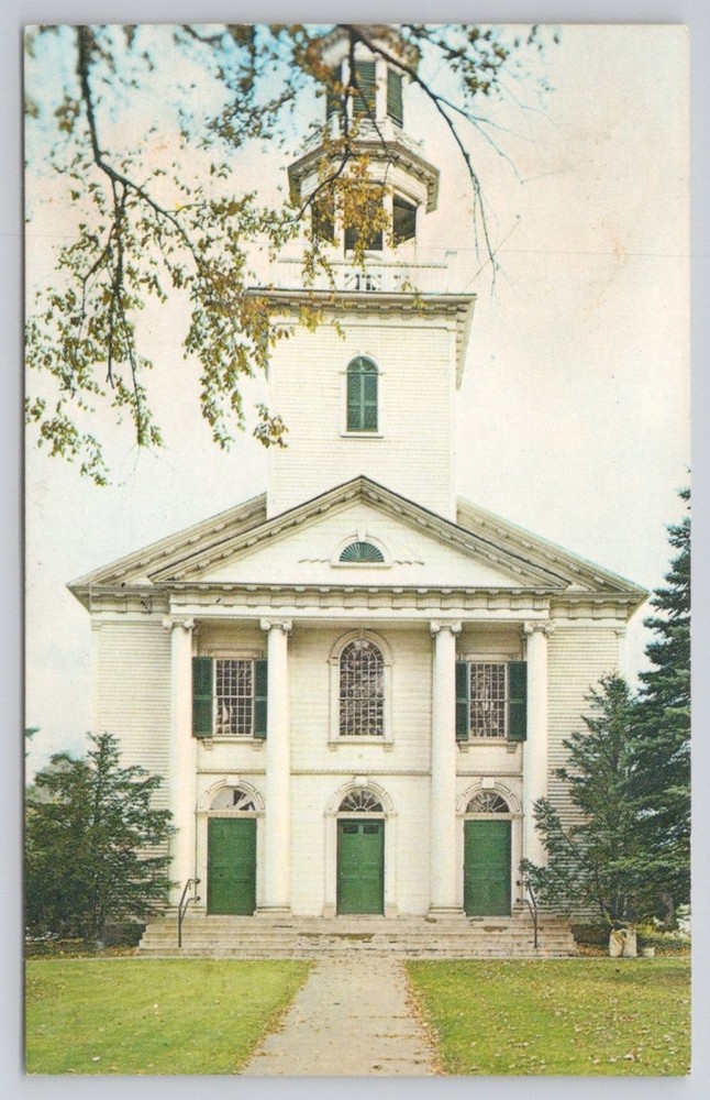 Vintage 1976 First Congregation Church Tallmadge, Ohio Postcard Masticchrome