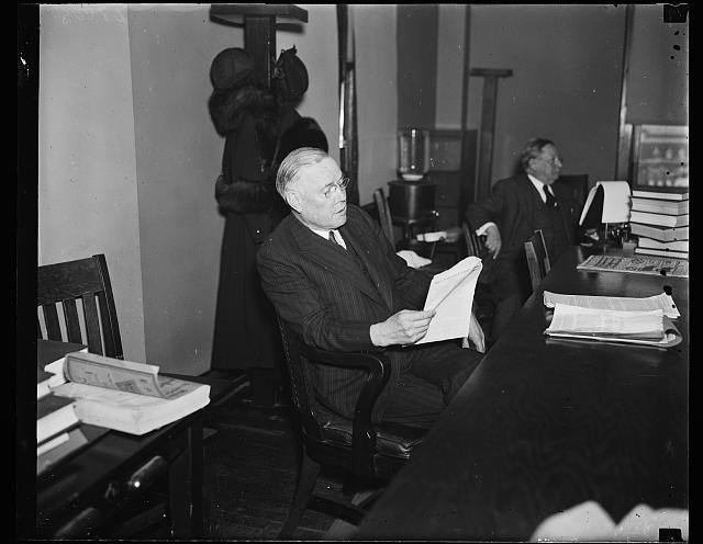 Photo:William Green 1935 AFL President Office Meeting Labor Leader
