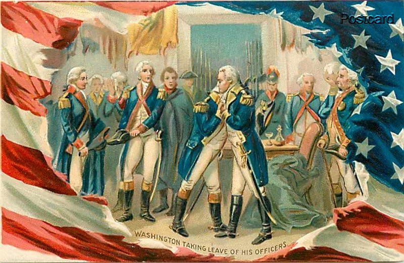President, George Washington Taking Leave of His Officers, Rapheal Tuck  No. 156