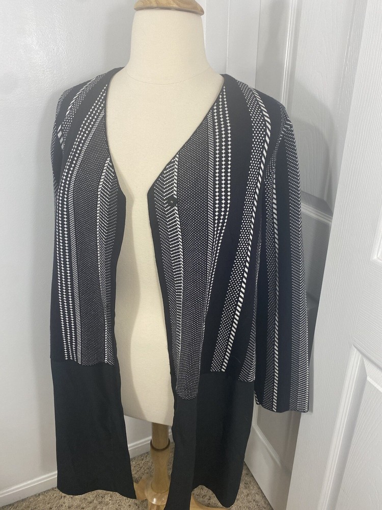 Alfani 3X Open Cardigan Duster Career Professional Flowy Romantic