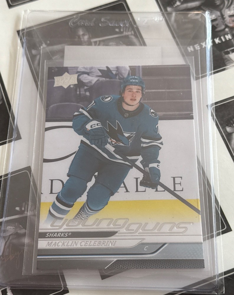 2024-25 UD Upper Deck MACKLIN CELEBRINI Young Guns YG 451 RC Authenticated