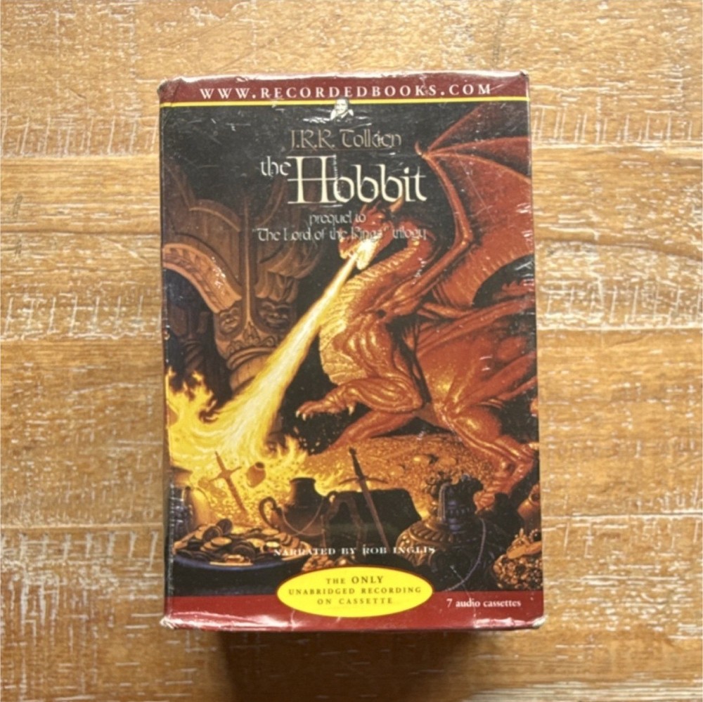 The Hobbit J.R.R. Tolkien Unabridged Audiobook Cassette Recorded Books - Sealed