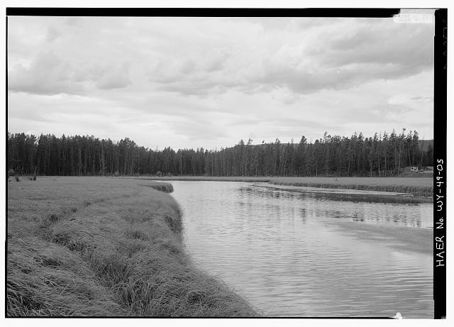 5. VIEW WEST. - Pelican Creek Bridge, Spanning Pelican Creek East Entrance