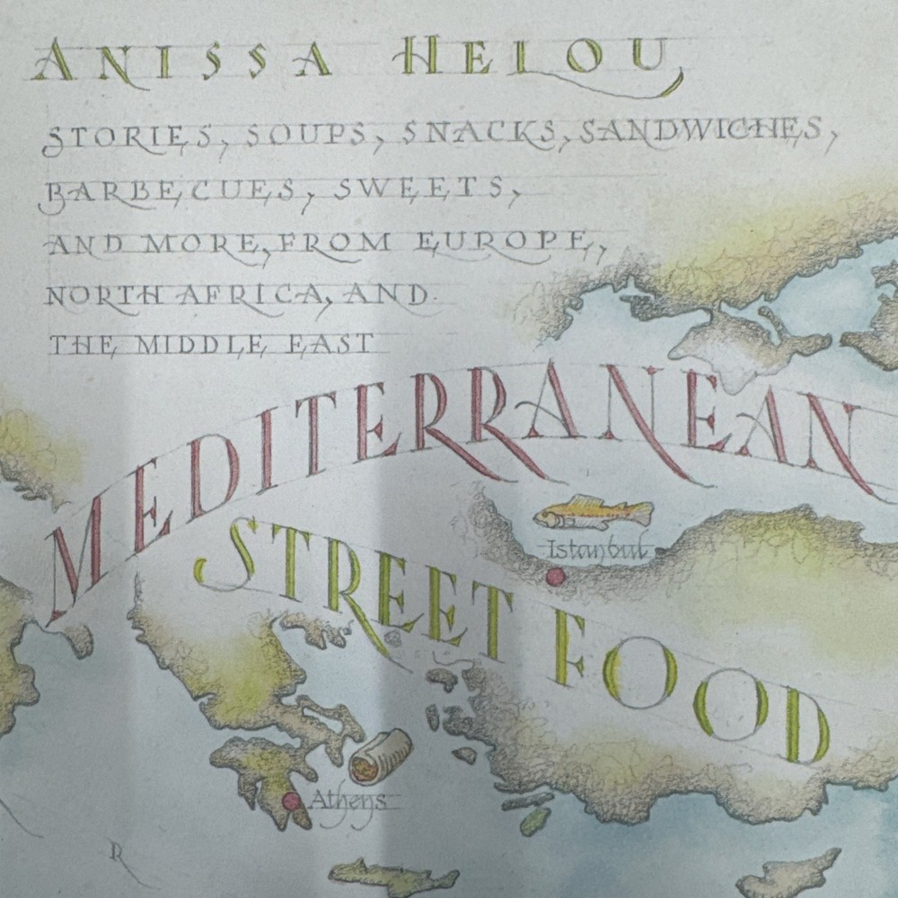 Mediterranean Street Food by Anissa Helou (2002 hardcover Cookbook)