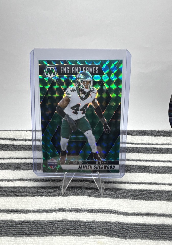 2025 Panini Mosaic - International Games Jamien Sherwood #270 Green Mosaic Prizm