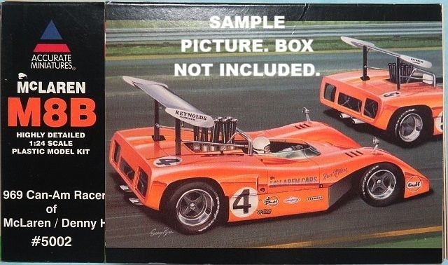 Accurate Miniatures 1/24 '70 McLaren M8B # #5002 – BAGGED, NO BOX, 3 KITS-image