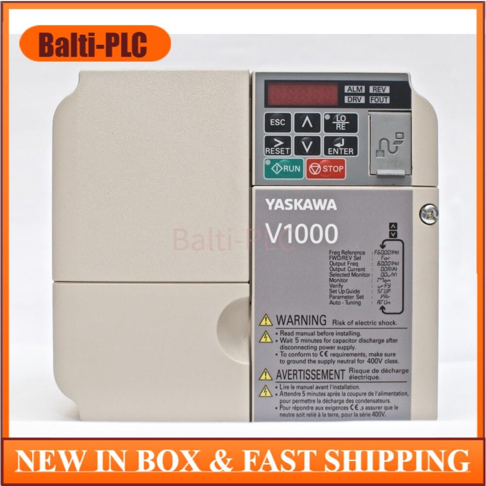 Yaskawa V1000 VFD Inverter Drive, 5.5KW (3HP), 200 ~ 240V, CIMR-VT2A0020BAA
