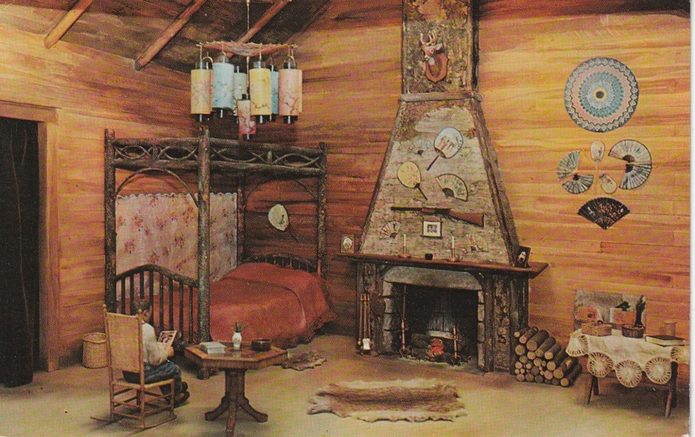 Postcard New York NY Adirondack Museum Blue Mountain Lake 1960s Chrome