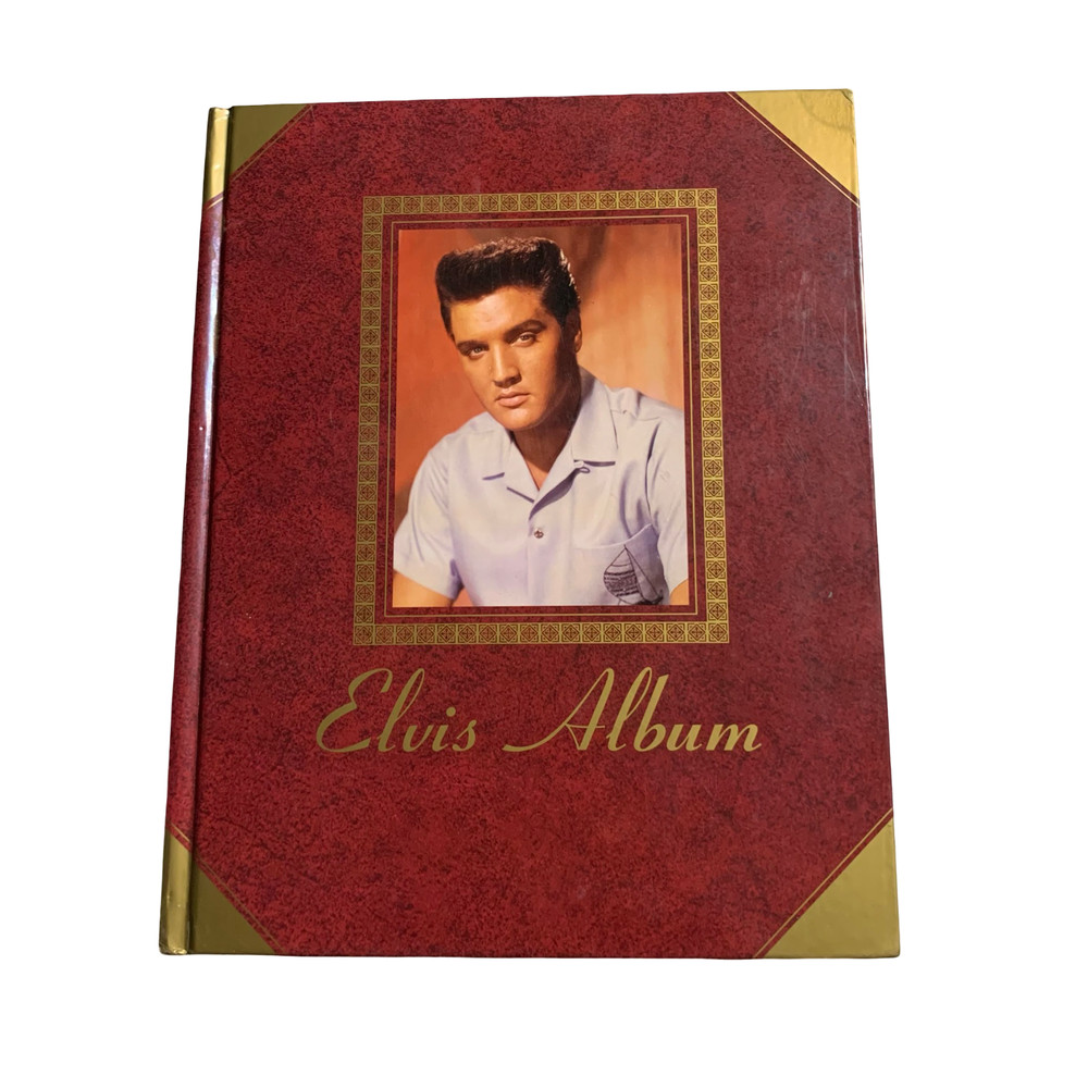 Elvis Album Hardcover Scrapbook Photo Book Full-Color Photos Memorabilia