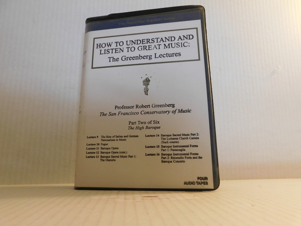 How to Listen to and Understand Great Music by Robert Greenberg (Compact Disc)