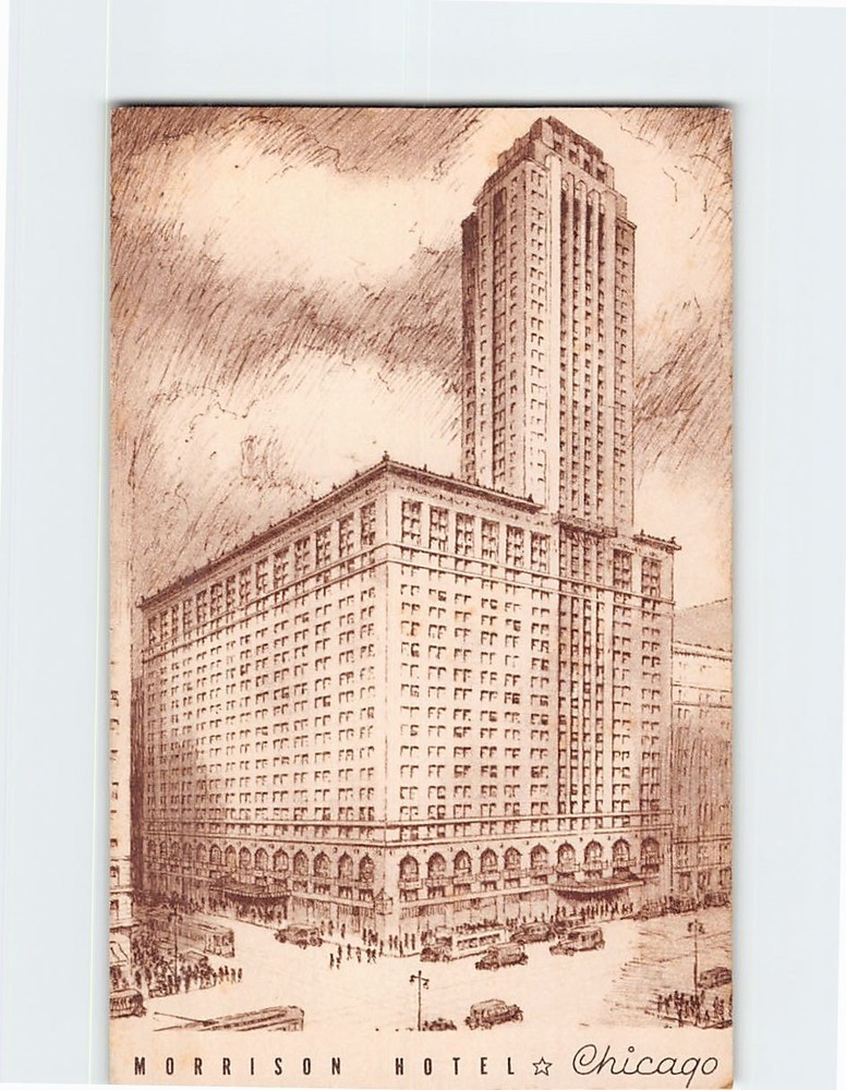 Postcard Morrison Hotel Chicago Illinois USA