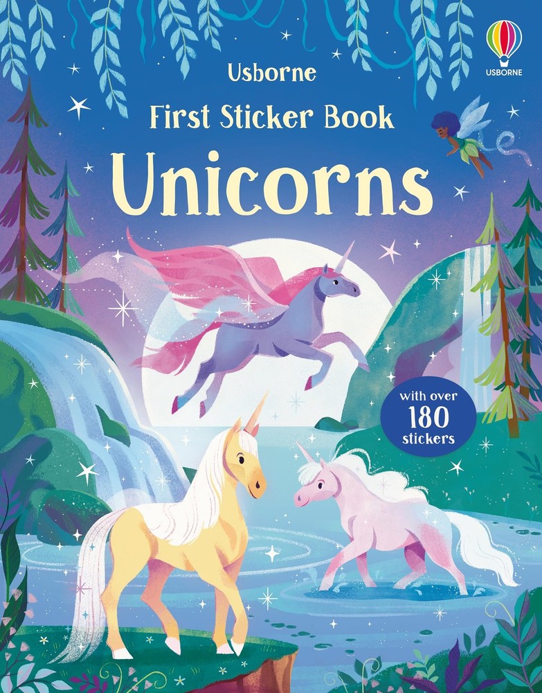 First Sticker Book Unicorns: A Magical Adventure with Fairies and Mermaids for,