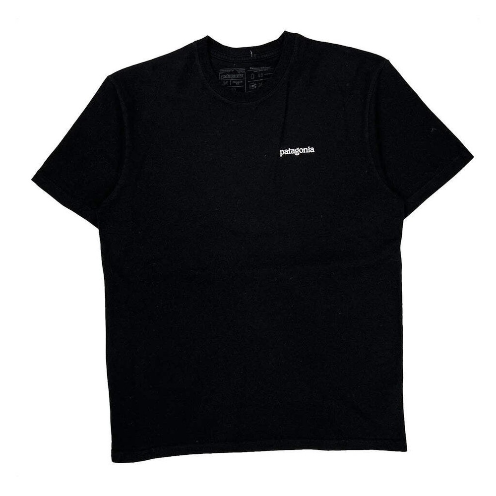 Patagonia Graphic T-Shirt - Medium Black Cotton