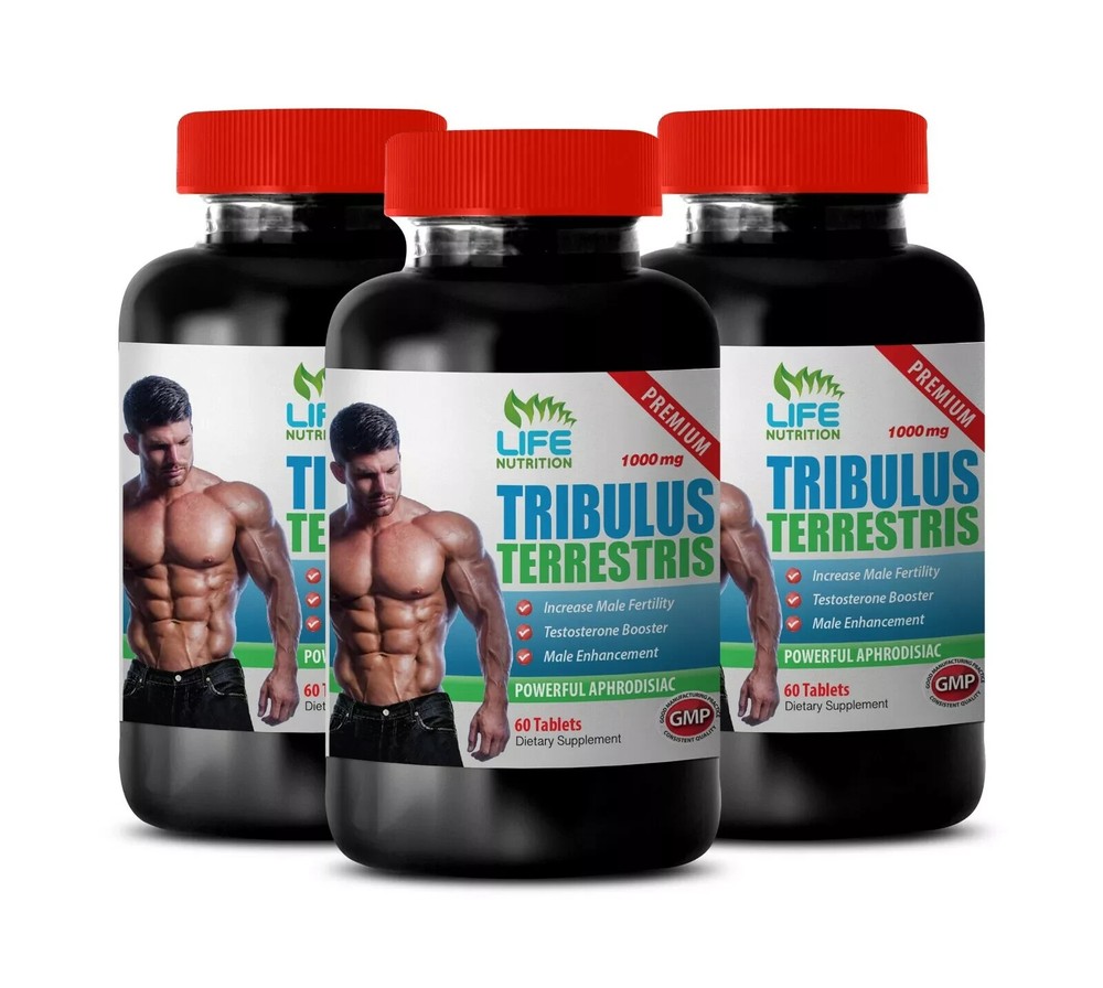 Wellness booster - TRIBULUS TERRESTRIS - Herbal balance 3 Bottles 180 Tablets