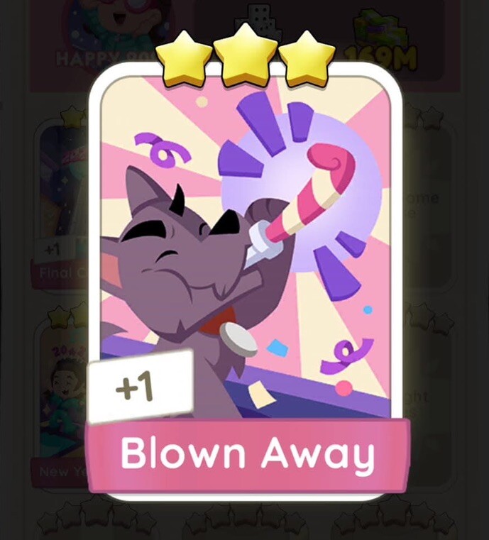Blown Away - Monopoly Go - Sticker - 3Star⭐️