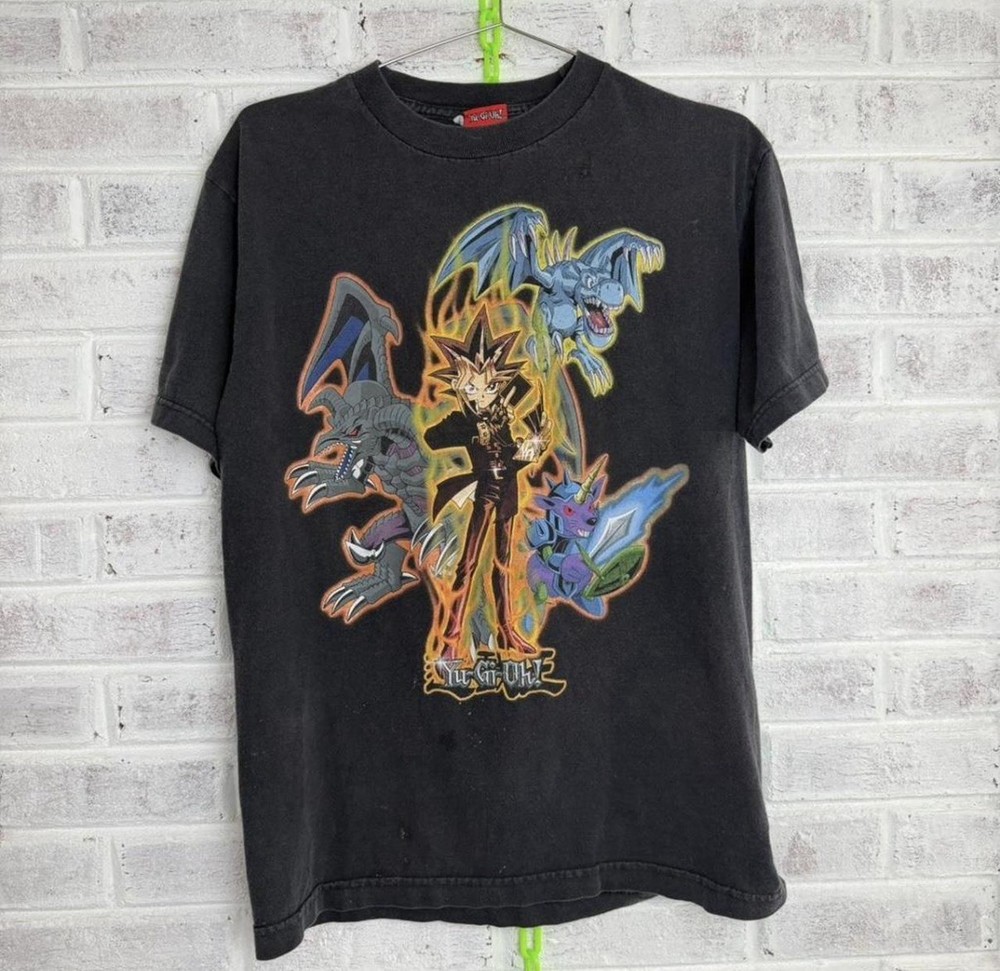 Yu-Gi-Oh! Yugi Muto vintage 90s faded  t-shirt anime
