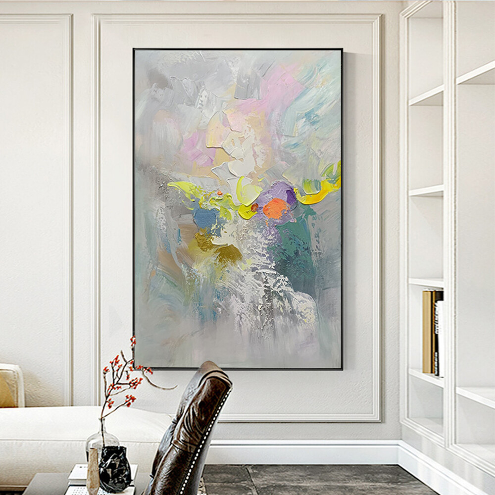 Unframed Design Handmade Abstract 100% Handpainted Oil Painting On Canvas Wal