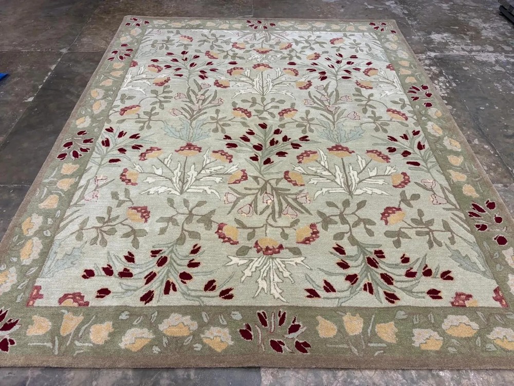 Hand Tufted 100% Woolen Rug Carpet Bedroom Living Color Multicolor Luxury Rug