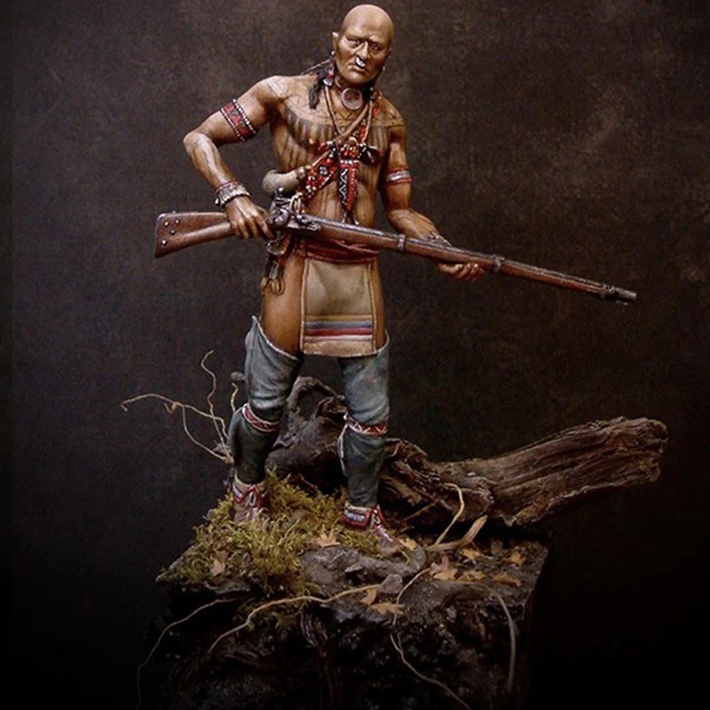 1/24 Cherokee Warrior Resin Figure Unassembled Unpainted NEW TOYS