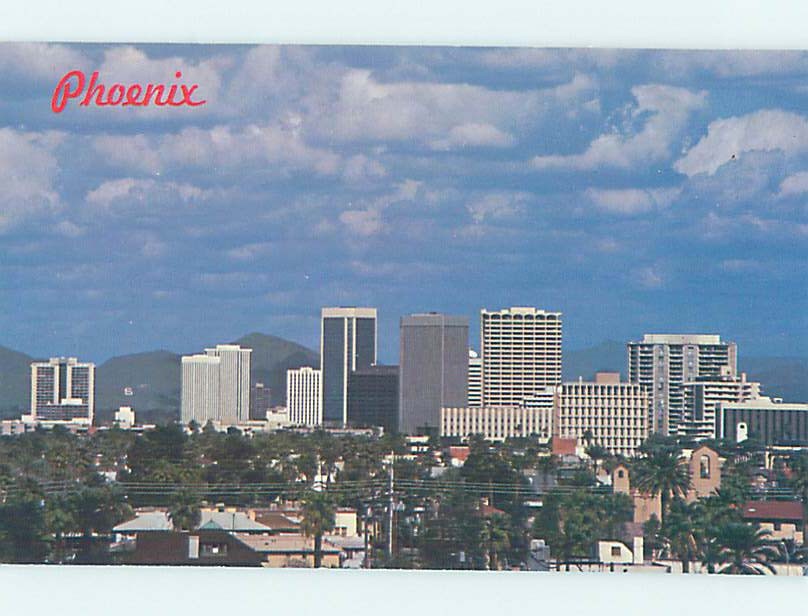 Unused Pre-1980 PANORAMIC VIEW Phoenix Arizona AZ H9737
