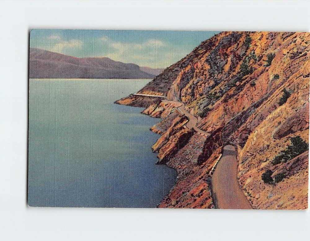 Postcard Lake Shore Drive Shoshone Lake Cody Way to Yellowstone National Park