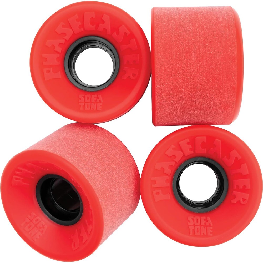 Phasecaster Soft Tone 56mm 78a Red Skateboard Wheels (Set of 4)