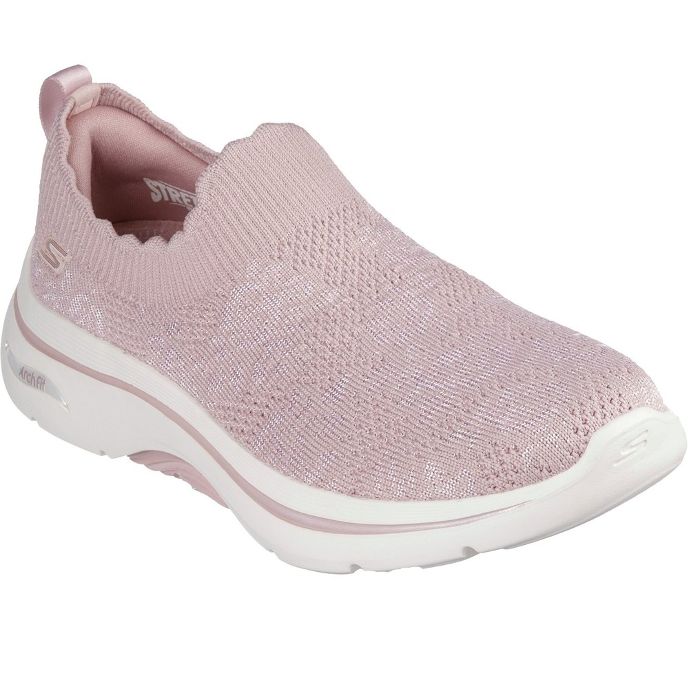 Skechers Ladies GO WALK Arch Fit 2.0 Rosa Linda Trainers Slip-On Shoes 2025