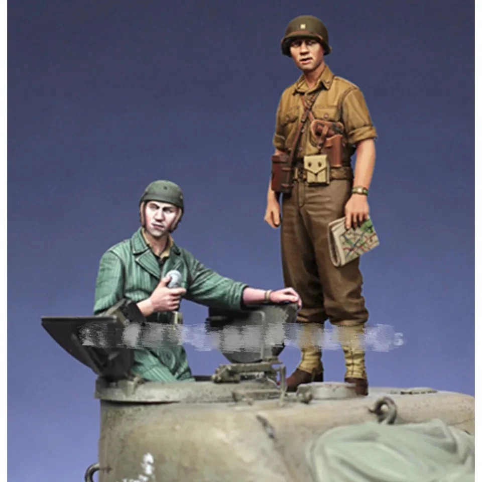 1/35 US Tank Commander Summer RESIN FIGURE MODEL KIT Unassembled Unpainted NEW