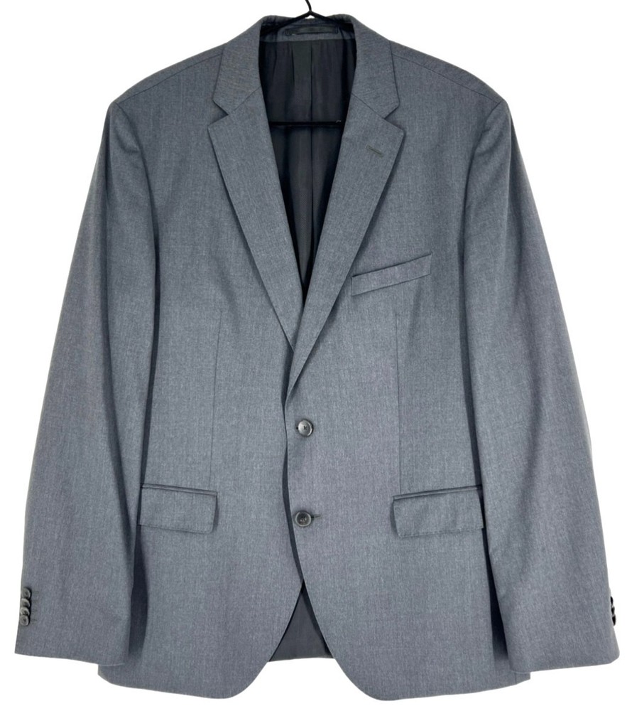 Hugo Boss Men Johnstons1-cyl Wool Blazer Jacket Size US:44R EU:54