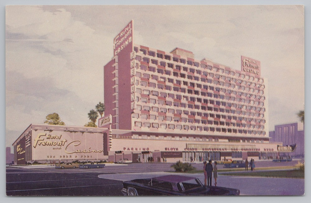 Las Vegas Nevada~Fremont Hotel & Casino~Vintage Postcard