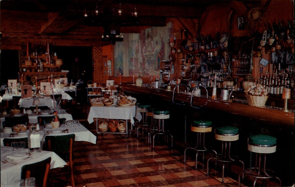 El Bianco Restaurant Chicago Illinois vintage postcard d452