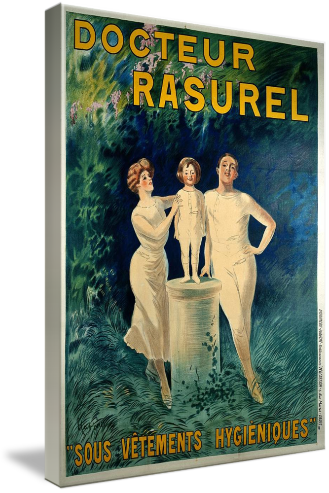 Canvas Art - Docteur Rasurel by Cappiello Vintage Advertisement,