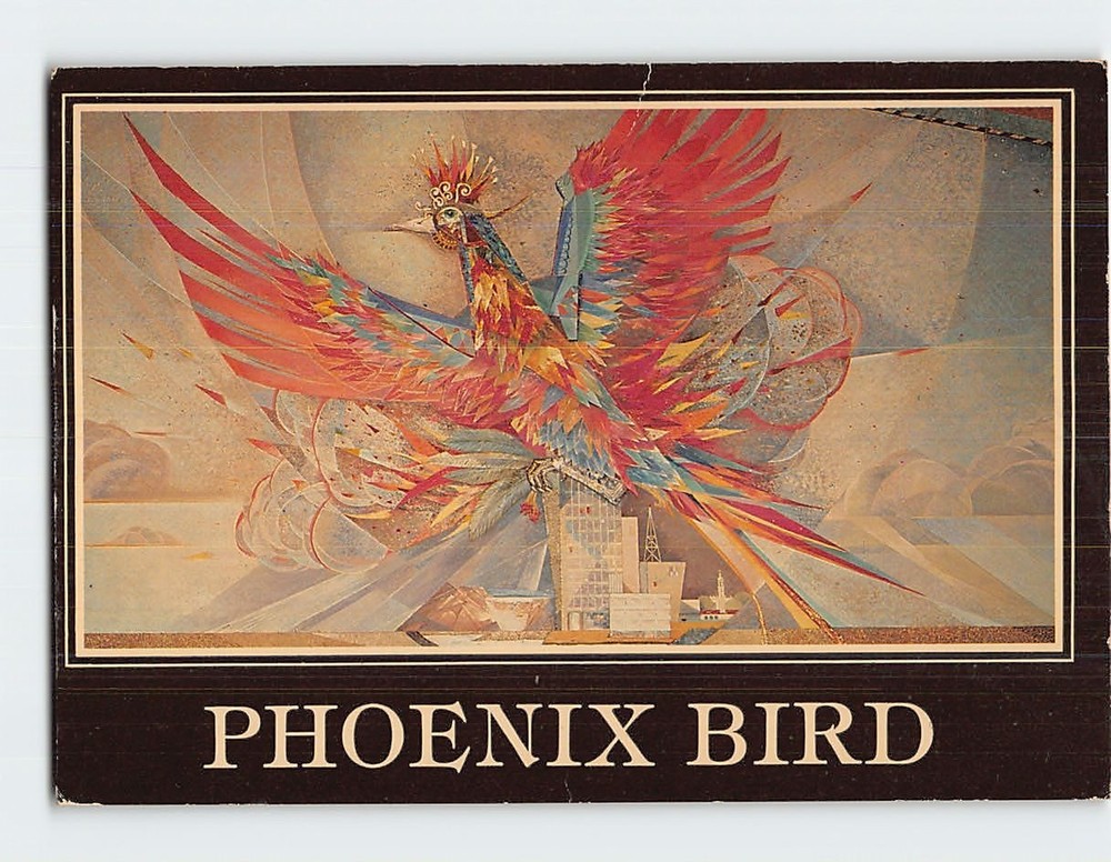Postcard The Phoenix Bird Sky Harbor Airport Phoenix Arizona USA