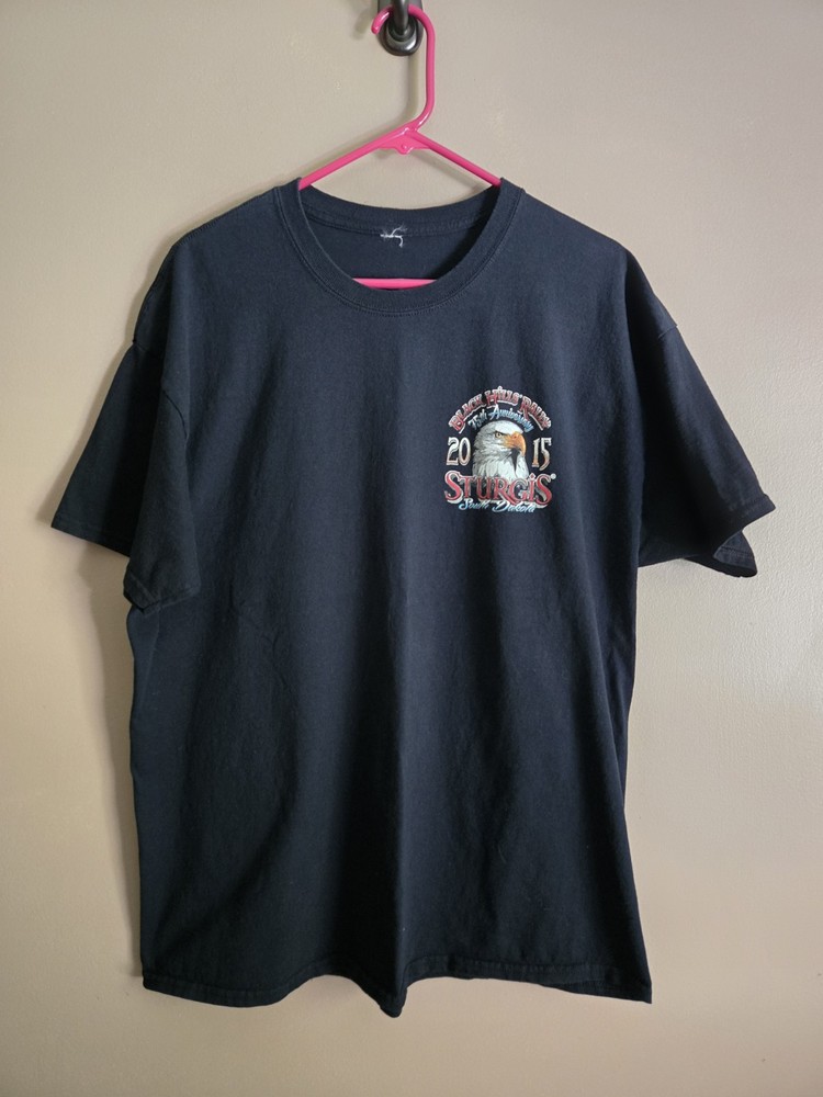 2015 Sturgis Motorcycle Rally T-Shirt 75th Anniversary Men's XL