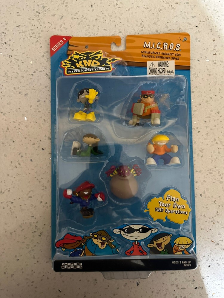 KND Codename Kids Next Door M.i.c.r.o.s. MICROS Figure Set RARE Series 4