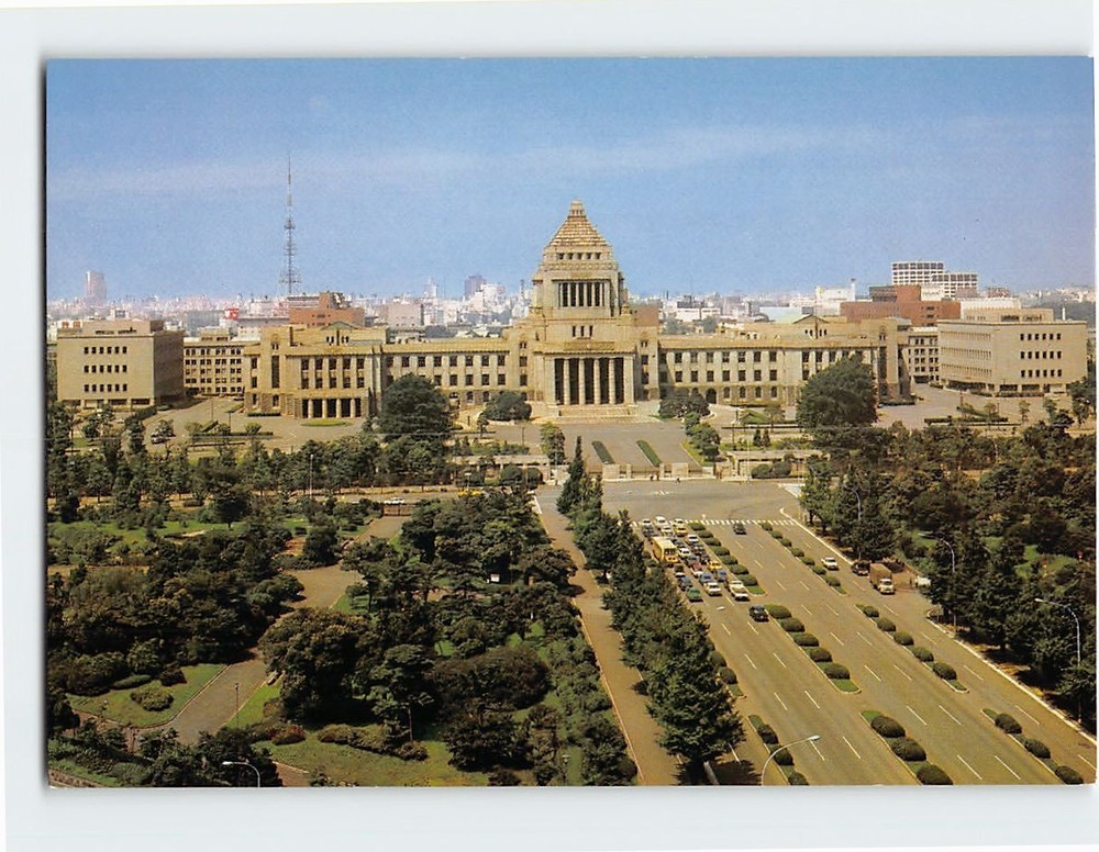 Postcard National Diet Building Tokyo Japan