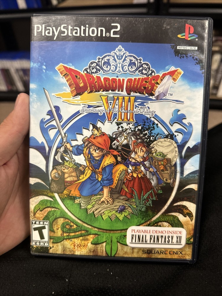 Dragon Quest VIII Cursed King PS2 Tested Includes Demo