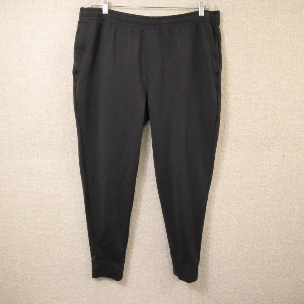 Rhone Jogger Pants Mens 2XL Black Performance Stretch Zip Pocket Athletic Tech