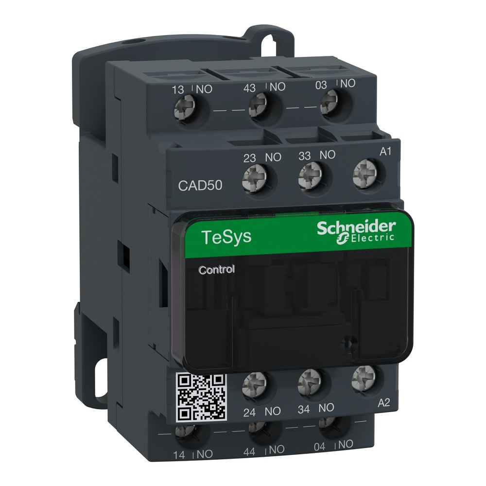 Schneider CAD50M7 - TeSys D control relay 5NO 220V AC coil - Made In France